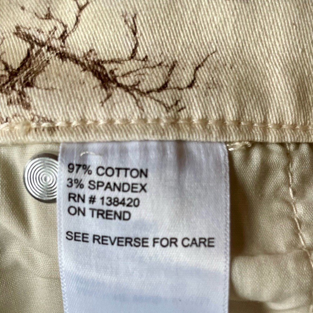 Etcetera Scenic Print Beige Pants - Picture 5 of 6